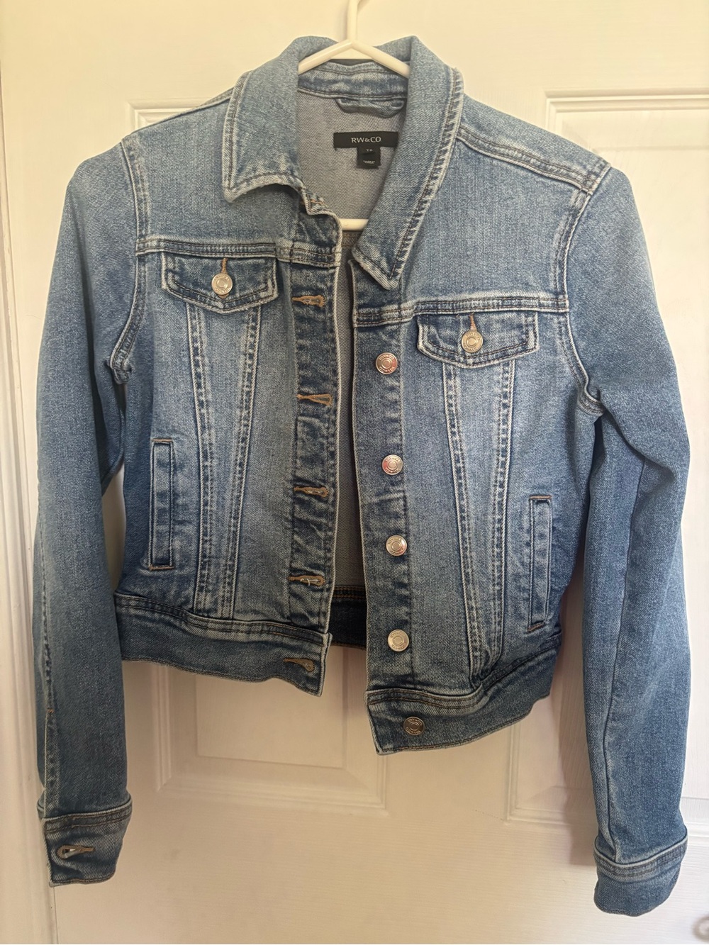 RW&CO. Light Wash Blue Denim Jacket